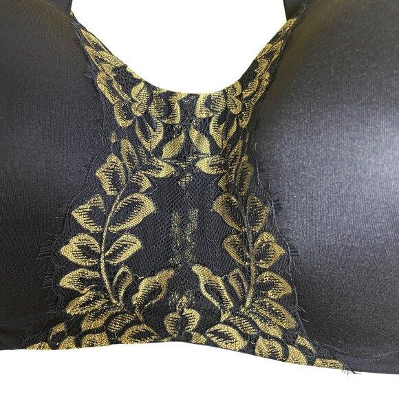 Cacique Lightly Lined Full Coverage No Wire Mastectomy Collection Bra Sz 46C - Picture 3 of 8